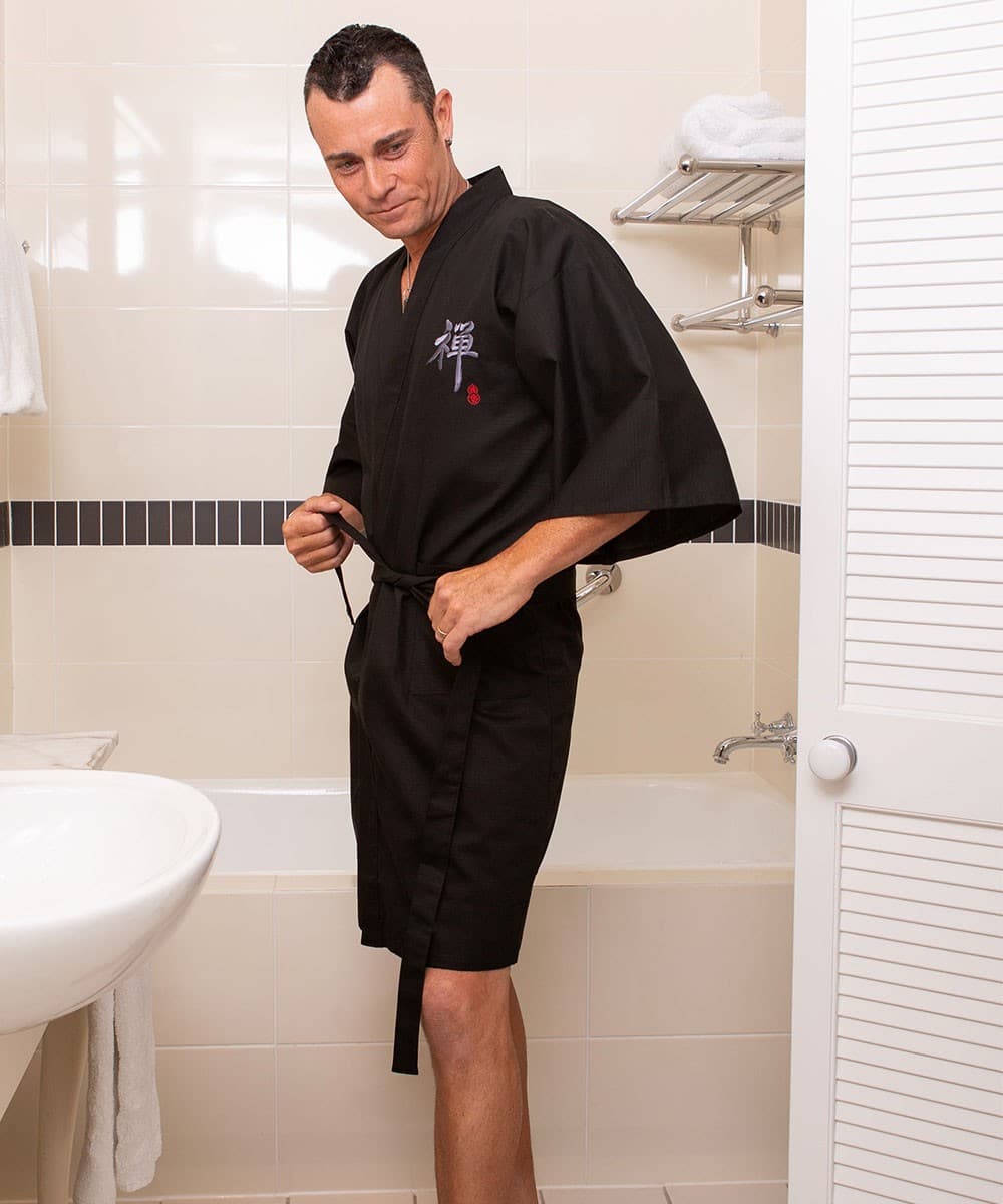 Short Japanese Cotton Jacket 'Zen' - Image 2