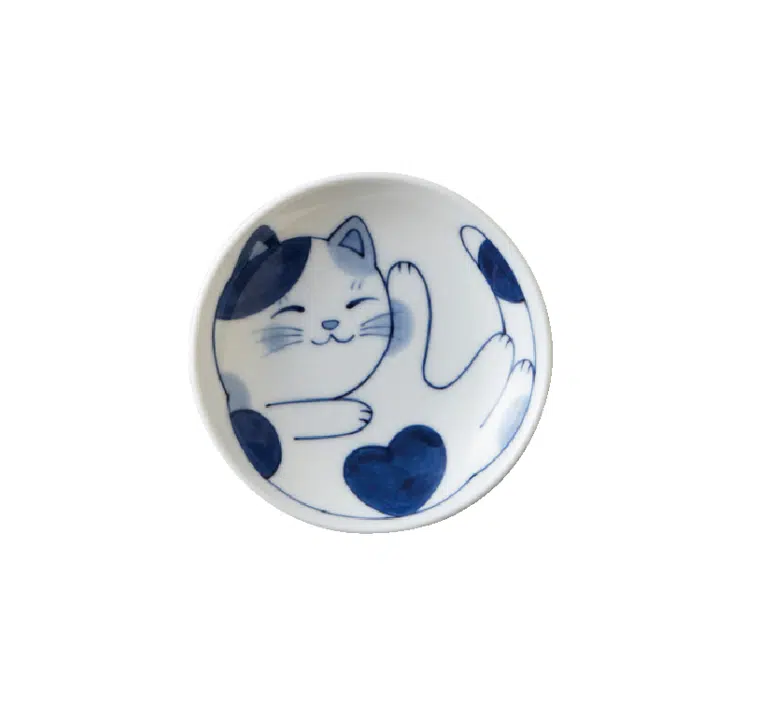 Heart Cat Dish 10cm