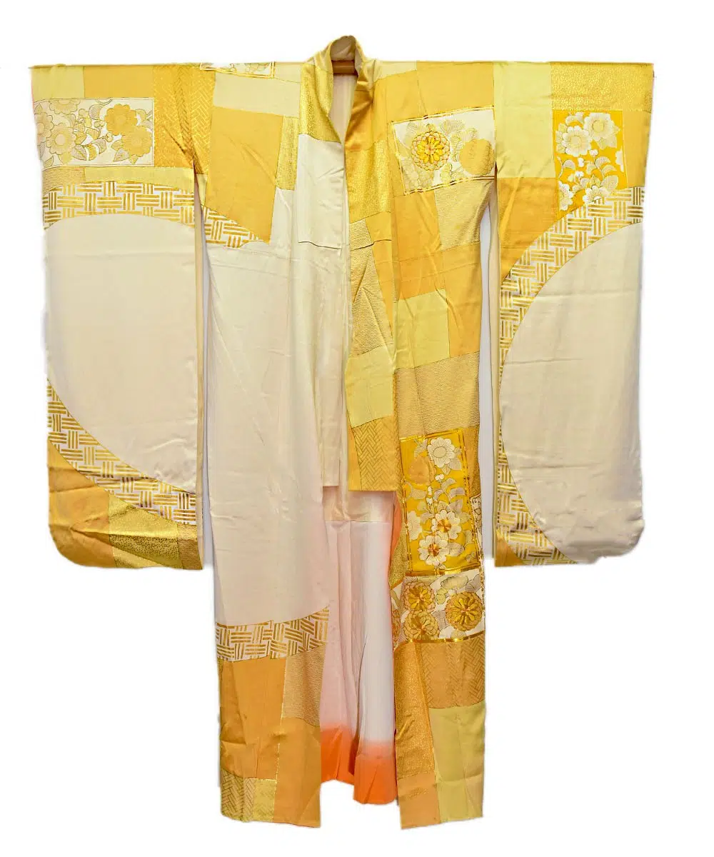 Vintage Silk Kimono – ‘Kiku’ - Old Kyoto