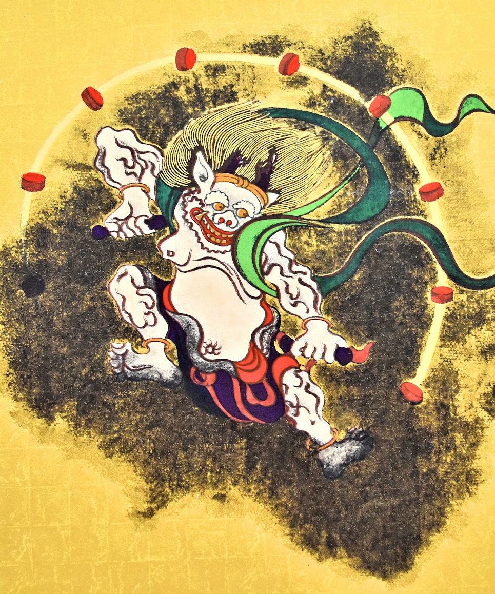 "Raijin" Japanese God of thunder by Korin Ogata - Image 3