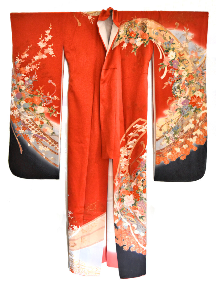 Kimono Vintage silk Furisode - Image 2