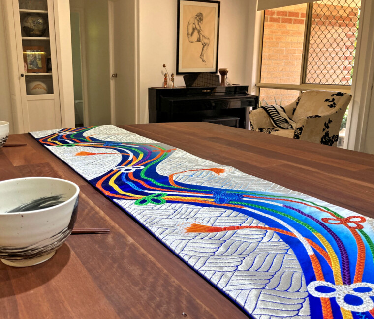 OBI Table Runner / Wall Art - Ribbons